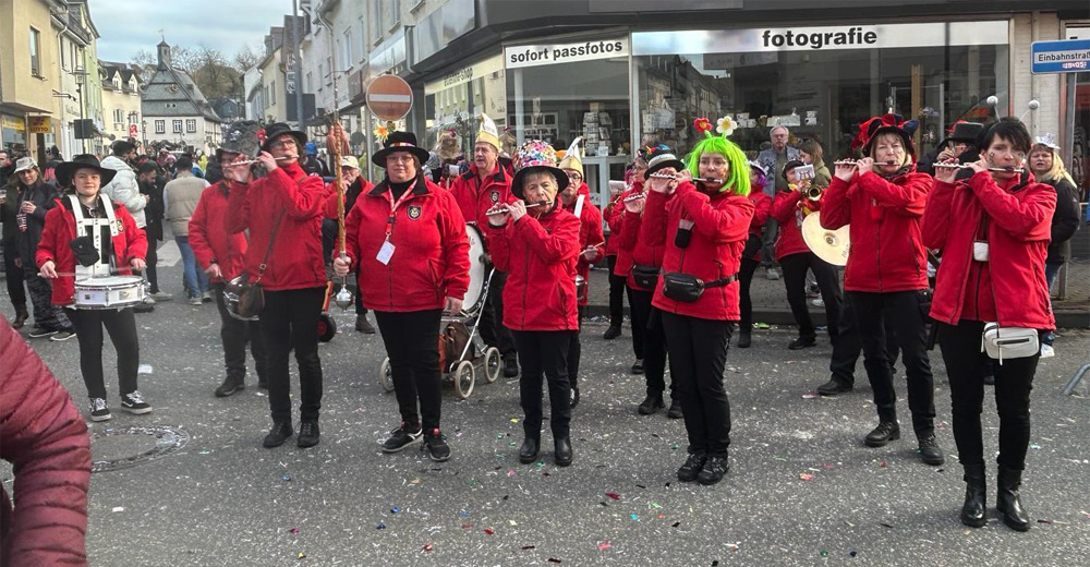 Karnevalsumzug in Nastaetten 2024